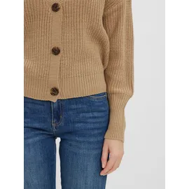 Vero Moda VMLEA LS V-Neck Cuff Cardigan Braun XS