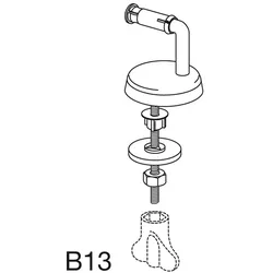 Pressalit Universalscharnier B13