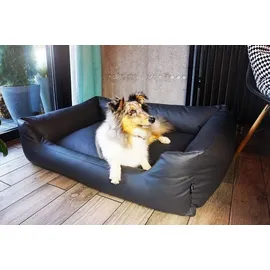 4L Textil Hundekorb Mario 100 x 70 cm schwarz