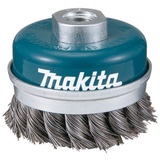 Makita D-29290 – Drahtbürste 100 mm geflochtene Insercion M14 Mit Gerader Form Cup Wellenschliff aus 0, 5 mm