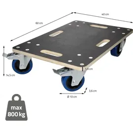 ECD Germany Transportroller 800 kg