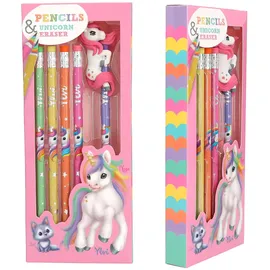 DEPESCHE Ylvi Regenbogen Bleistift Set