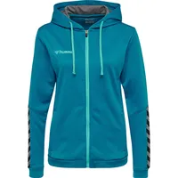 hummel Reißverschluss Kapuzenpullover Hmlauthentic Damen HUMMEL blau S