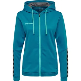 hummel Reißverschluss Kapuzenpullover Hmlauthentic Damen HUMMEL blau S