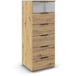 rauch Kommode »Skyla« - 47x42x119cm - braun - Holz / Holz