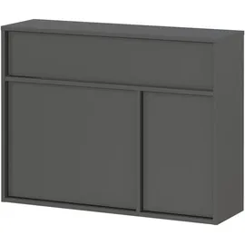 Germania Ameca Schuhschrank 83 x 63 x 25 cm Graphit