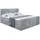 altdecor Boxspringbett 140 x 200 cm H3 Grau
