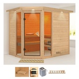 KARIBU Sauna »Sina 3«, (Set), beige