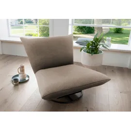 Livetastic Relaxsessel Cremona Textil 100 x 78 x 96 cm Taupe mit Kissen