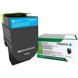 Original Lexmark Toner 71B20C0 cyan für CS CX 317 417 517