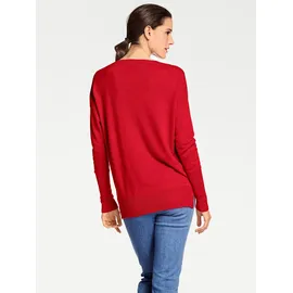 Heine V-Pullover rot XL