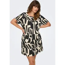 ONLY CARMAKOMA Sommerkleid Schwarz 46