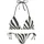 French Connection Triangel-Bikini Louise Schwarz/Creme 36 Cup C/D