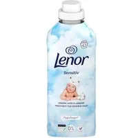 Lenor Weichspüler Sensitiv, ohne Farbstoffe, hypoallergen, 882 ml, 42 Waschladungen
