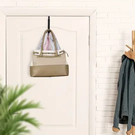 Relaxdays Türhaken Klapphaken Schwarz