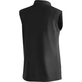 Maier Sports Damen Polo, Ulrike sleeveless", Größe 38 schwarz, black