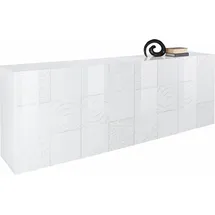 Home Affaire Miro 241 cm Weiß hochglanz