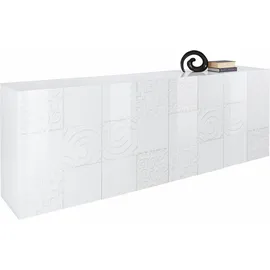 Home Affaire Miro 241 cm Weiß hochglanz