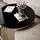 lookway LORI Hochglanz Gold/Schwarz 70 x 49 cm