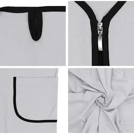 Aquarti Bademantel Aquarti Grau 6XL