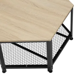 TECTAKE Couchtisch Norwich 86,5x75x46,5cm  1