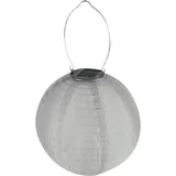 Perel Solarleuchte weiß Ø 25 cm