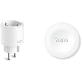 TP-Link Tapo Nano Smart WLAN Steckdose Tapo P115 mit Energieverbrauchskontrolle & TP-Link Tapo S200B - Intelligente Taste, benutzerdefinierte Aktionen