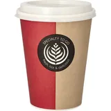 Papstar Trinkbecher Coffee To Go 0,3 l 10 St. Mehrfarbig