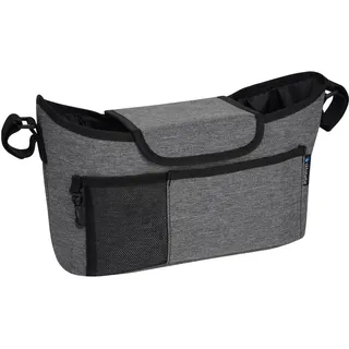 AltaBeBe Kinderwagen-Organizer, Kinderwagen-Buggy-Tasche, grau/schwarz
