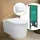 Hansgrohe LivaFine Wand-WC mit AquaFall Flush Komplett-SET iFrame Vorwandelement Original S Betätigungsplatte