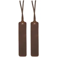 Londo handgefertigtes dreieckiges Lesezeichen aus echtem Leder (2er-Set)