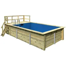 Karibu Rechteck Pool Gr. 3 530 x 350 x 124 cm