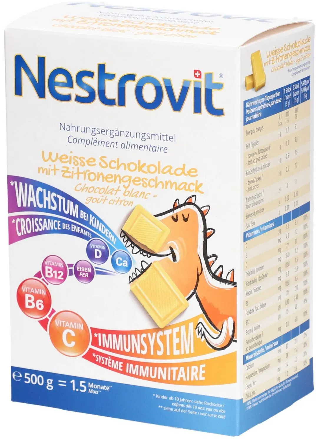 Nestrovit® Weiße Schokolade Wachstum und Immunsystem