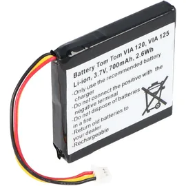 AccuCell Akku passend für TomTom 4EH51, VIA 120, VIA 150, VIA Live