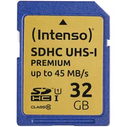 Intenso Intensiver 32-GB-SDHC-Flash-Speicher der Klasse 10 Uhs