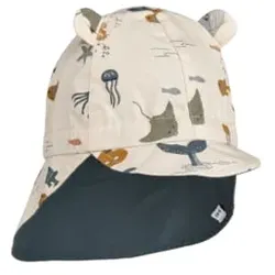 LIEWOOD Senia Sonnenhut mit Ohren sea creature/sandy, 43-45 cm