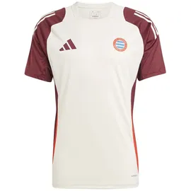 adidas Fc Bayern Munich 24/25 Eu Training Kurzarm-t-shirt - Linen / Shadow Red - M
