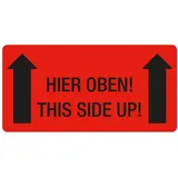 Eichner 250 EICHNER Warnetiketten rot »Hier oben!« 100,0 x 50,0 mm