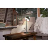 OTTO home Tischleuchte Akku Tischlampe Gerrin Indoor Outdoor, magnetischer Flaschenaufsatz, Dimmfunktion, Memoryfunktion, LED fest integriert, Warmweiß, Pilzlampe Flaschenaufsatz, Regulierung der Lichtstärke, Pilz, Lampe silberfarben