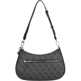 GUESS Noelle II Top Zipper Shoulder Bag Coal Logo - Schultertasche in grau