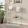 [en.casa] Strömstad Konsolentisch 80x80x26cm Weiß
