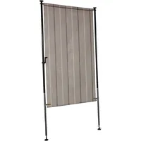 Angerer Seitenmarkise 120 x 300 cm Beige/Braun Polyacryl