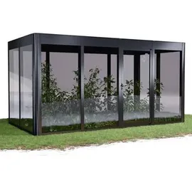 sunelements SunGarden Modern Alu Anthrazit-metallic Acrylglas 6 mm 4,2 m2