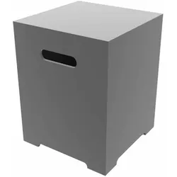 Gardenforma Abdeckung for Gasflaschen, Beton-Optik grau, Faserbeton für 5kg Gasbehälter