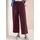 Cecil Stoffhose "Style Neele", Damen, Gr. XL (44), Länge 30, rich burgundy, Web, Obermaterial: 55% Leinen, 45% Viskose. Futter: 100% Baumwolle, unifarben, loose fit lang, Hosen Stoffhose, mit Gummizug und aus Leinen-Viskose-Mix