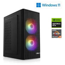 CSL Gaming PC M13020H AMD Ryzen 5 5500 4,2 GHz 32 GB RAM 1000 GB SSD GeForce RTX 3050 Win 11 Home
