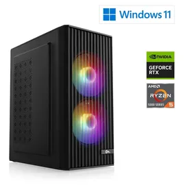 CSL Gaming PC M13020H AMD Ryzen 5 5500 4,2 GHz 32 GB RAM 1000 GB SSD GeForce RTX 3050 Win 11 Home