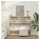 vidaXL Schminktisch mit Schubladen Sonoma Eiche 100x41x140 cm