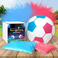 Heboland Gender Reveal Fussball mit Pulver, Explodiert Blau oder