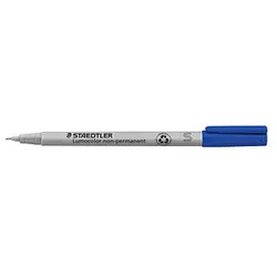 STAEDTLER Lumocolor Folienstift blau 0,4 mm non-permanent